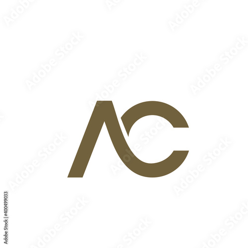 Letter AC logo 