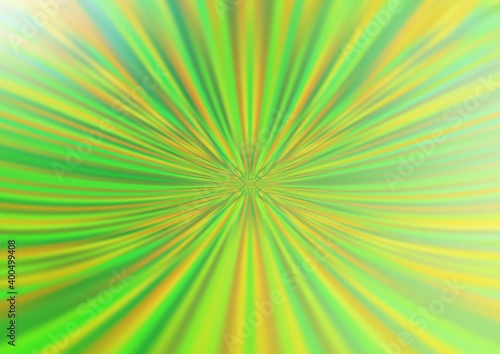 Light Green, Yellow vector glossy bokeh pattern.