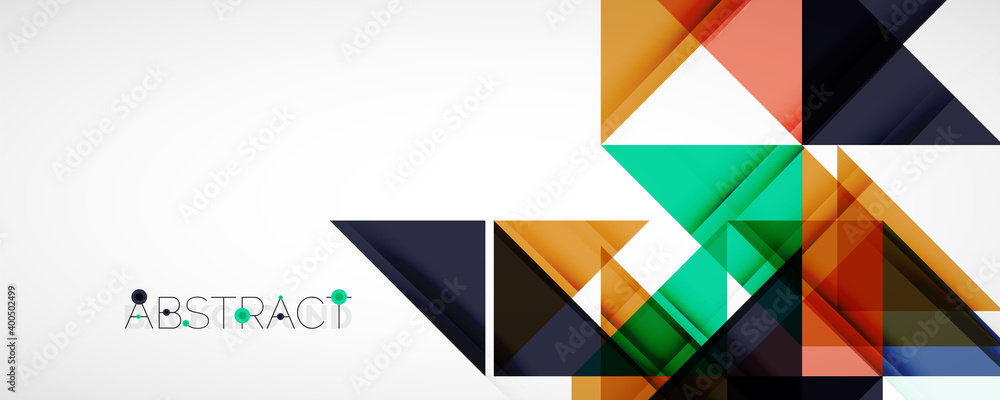 Set of vector triangle geometric backgrounds. Vector illustration for covers, banners, flyers and posters and other designs Set of vector triangle geometric backgrounds. Vector illustration for covers, banners, flyers and posters and other designs