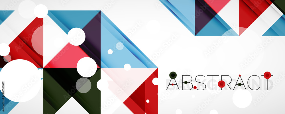 Set of vector triangle geometric backgrounds. Vector illustration for covers, banners, flyers and posters and other designs Set of vector triangle geometric backgrounds. Vector illustration for covers, banners, flyers and posters and other designs