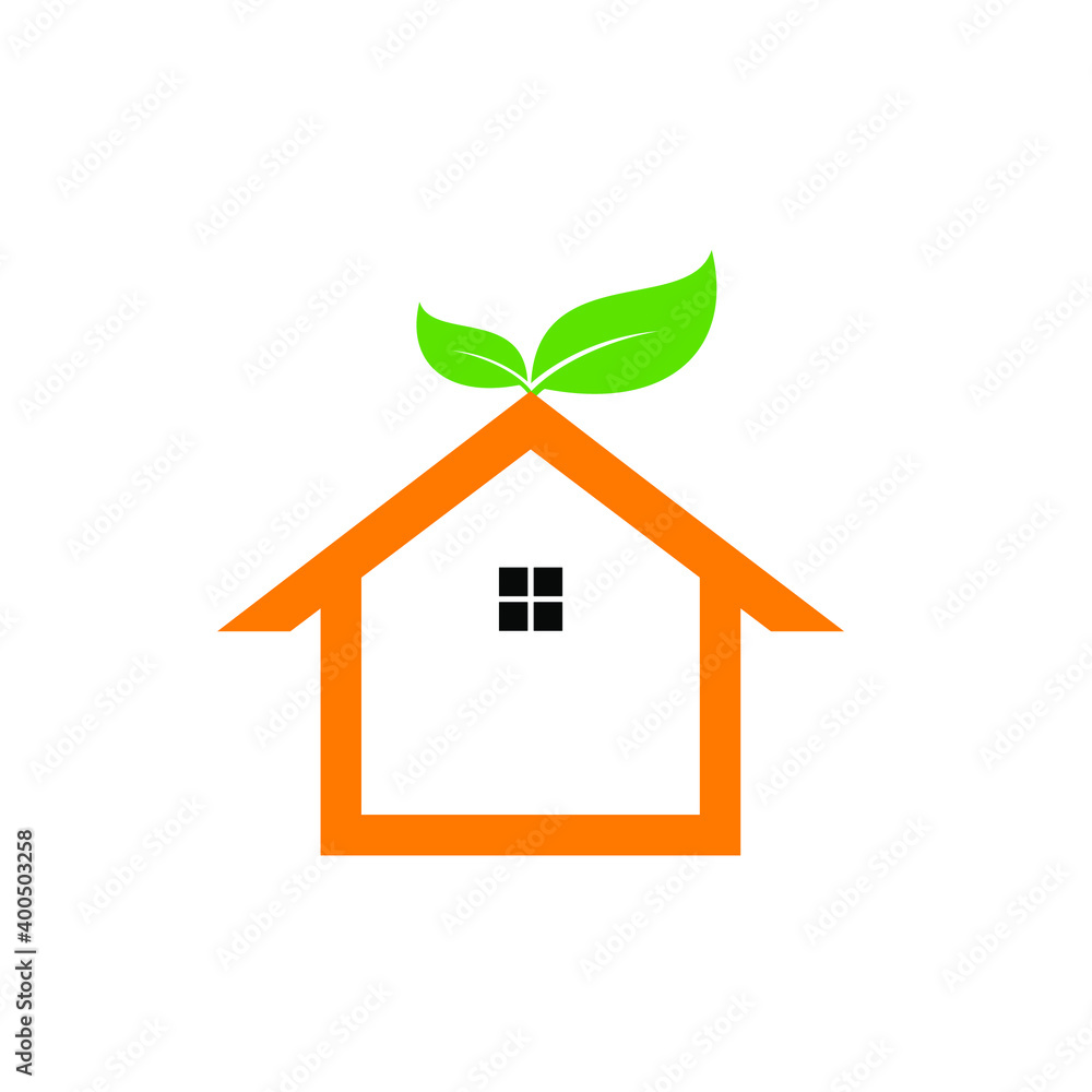 Fototapeta premium nature home logo