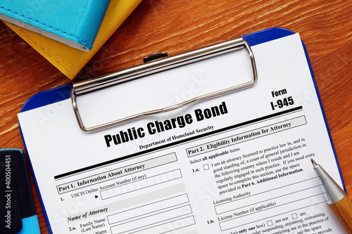 Application Form I-945 Public Charge Bond