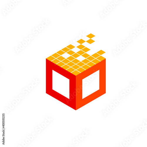 pixel block logo