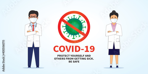 Stay home, stay safe poster design vector, corona, covid-19, Typography text design poster for self protection times self quarantine and stop corona virus - Vector illustration.