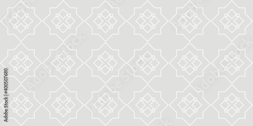 Gray wallpaper background, geometric pattern for seamless textures, monochrome. Vector background image