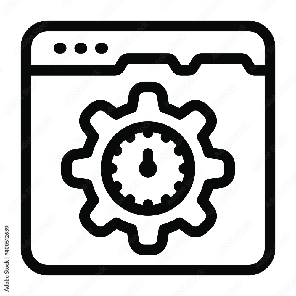 A solid icon of web speed optimization
A solid icon of web speed optimization