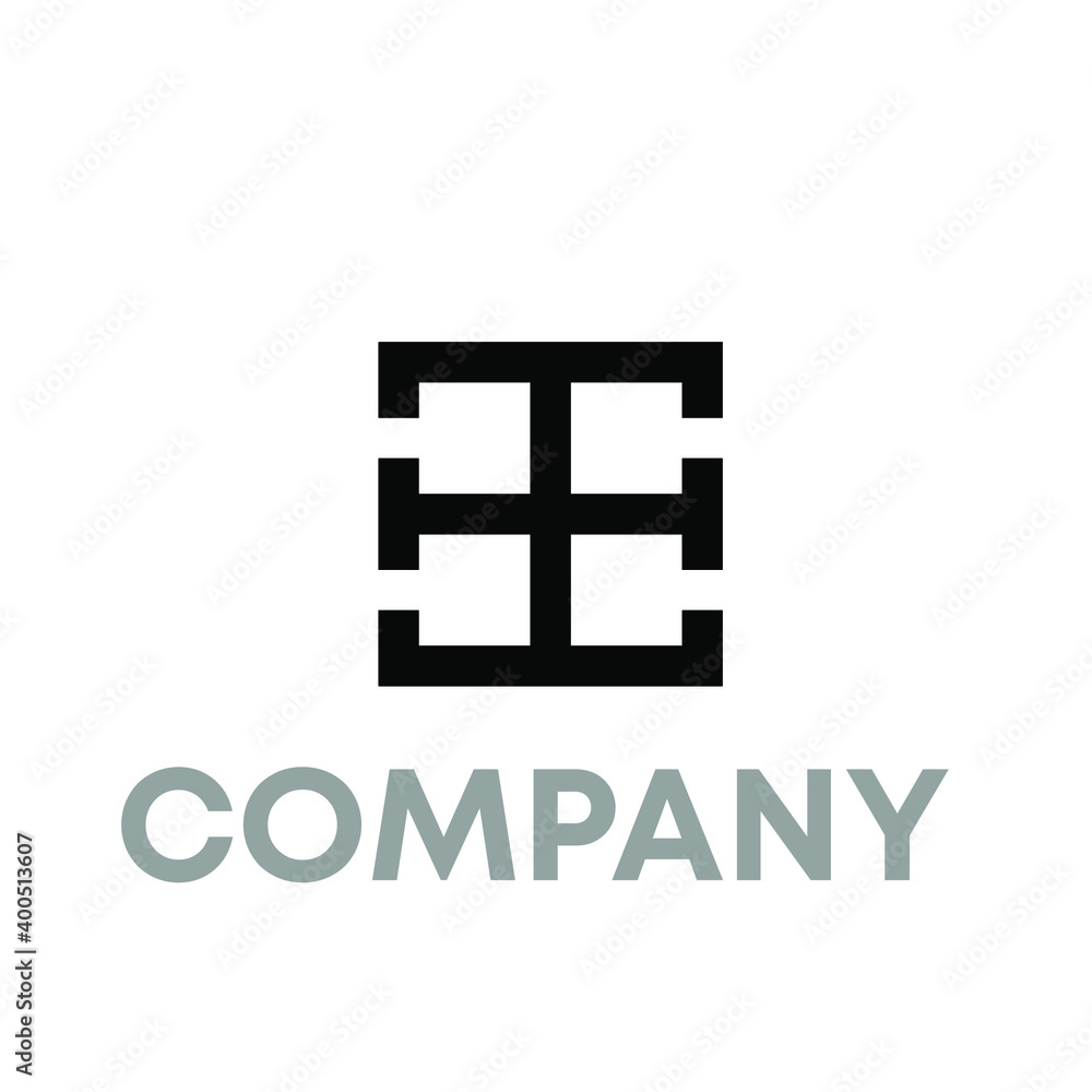 Obraz premium building interiors logo design vector sign