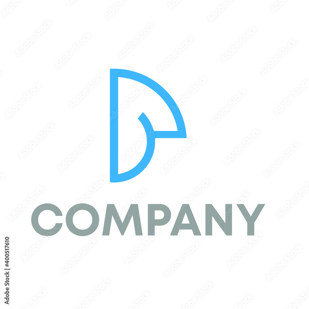 Modern creative P Logo Design and template Modern creative P Logo Design and template
