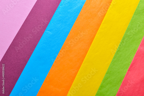 Set of different tissue paper sheets, closeup