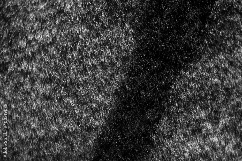 Fototapeta premium Grey fur textile textured background