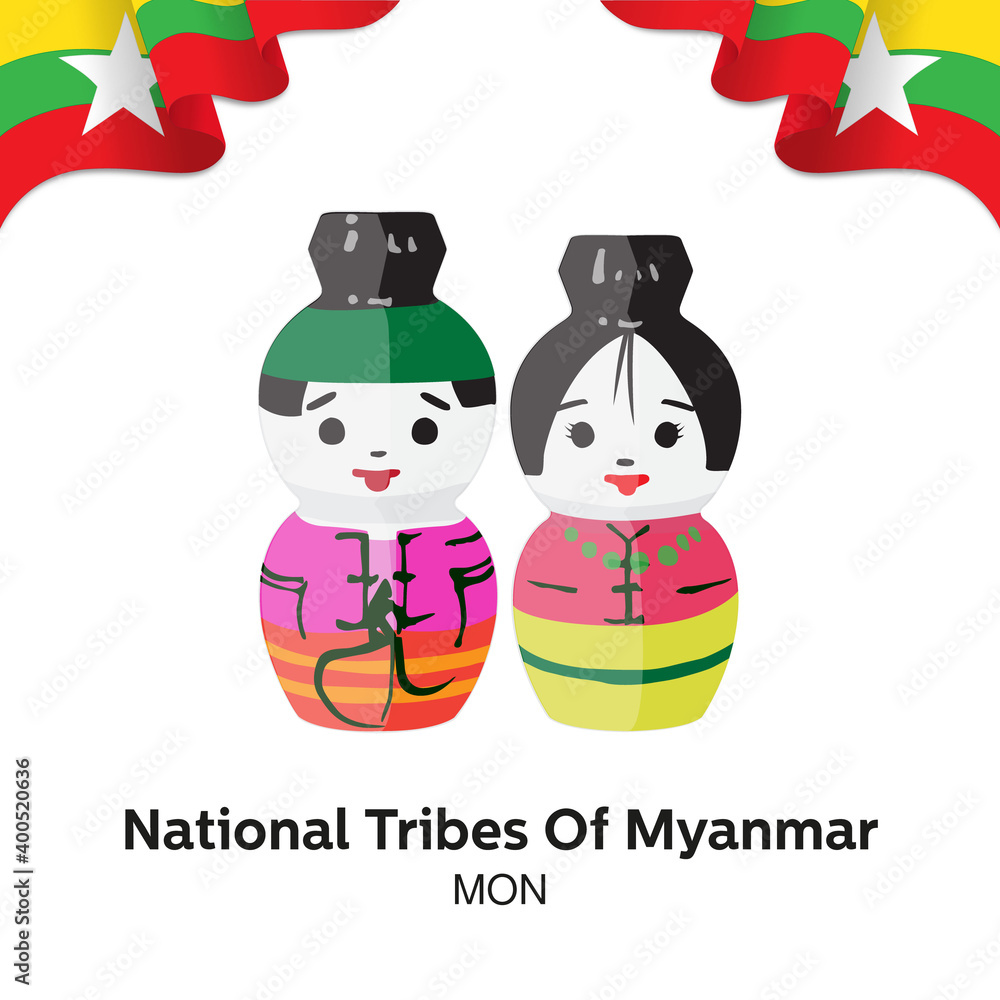 Fototapeta premium National Tribes of Myanmar