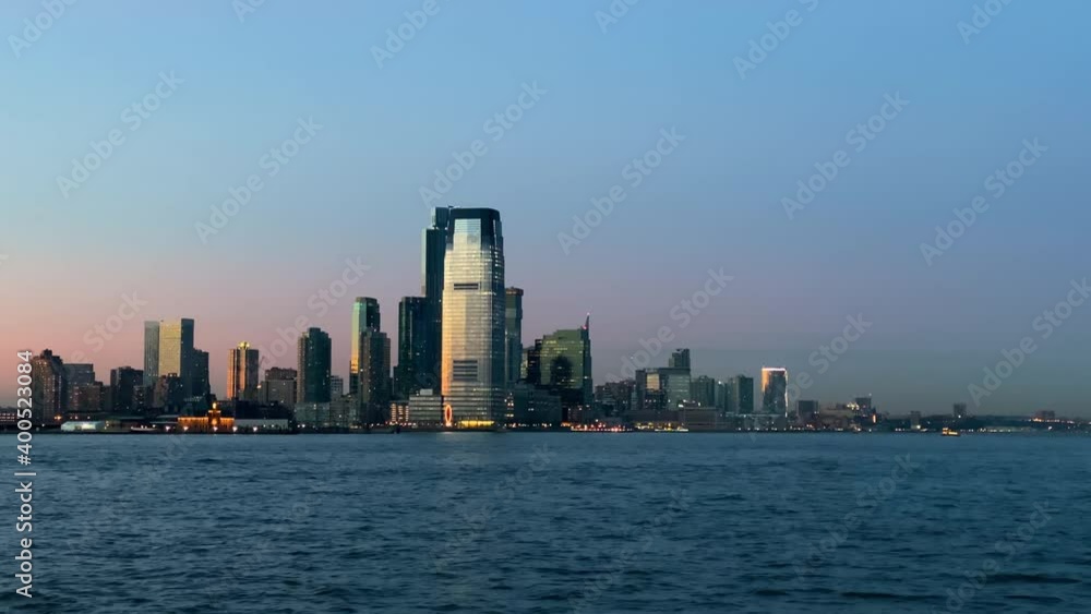 Jersey City downtown, financial district, NJ, USA Jersey City downtown, financial district, NJ, USA