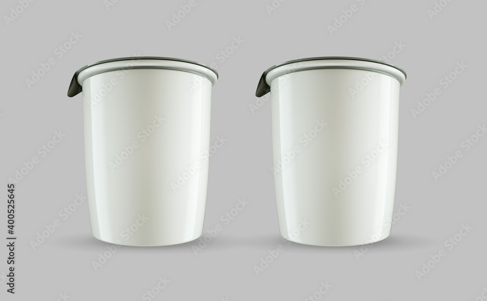 Yogurt cup mockup design Yogurt cup mockup design