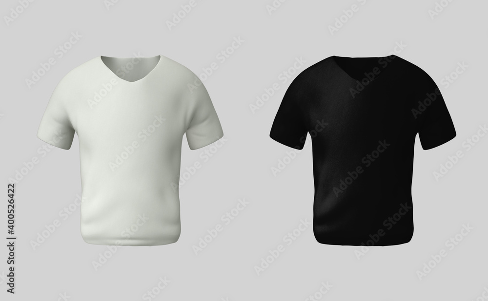 T-shirt mockup design 3d rendering Stock Illustration | Adobe Stock