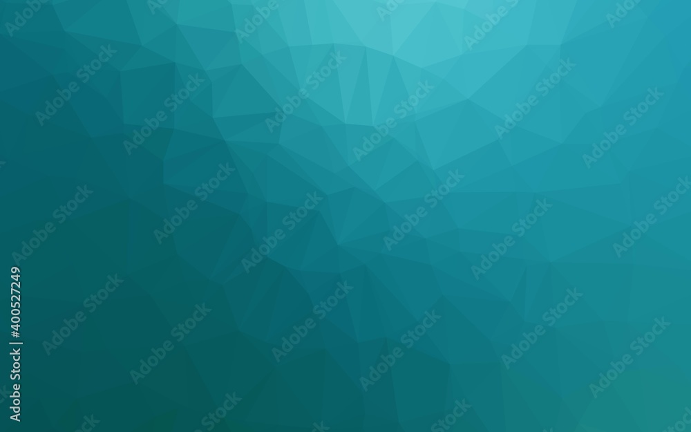 Light BLUE vector triangle mosaic template. Light BLUE vector triangle mosaic template.