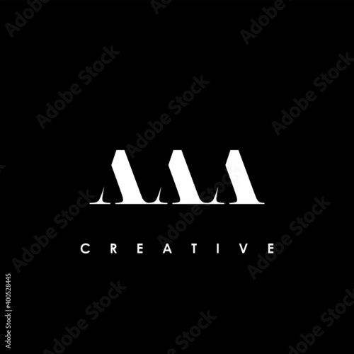 AAA Letter Initial Logo Design Template Vector Illustration
