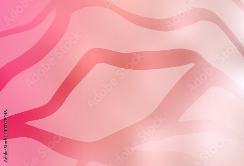 Light Red vector blurred bright pattern.