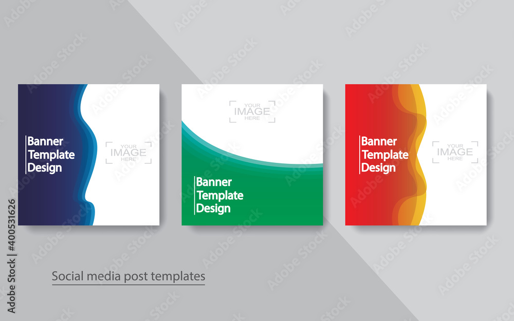 set banner social media post design,vector illustrations. set banner social media post design,vector illustrations.