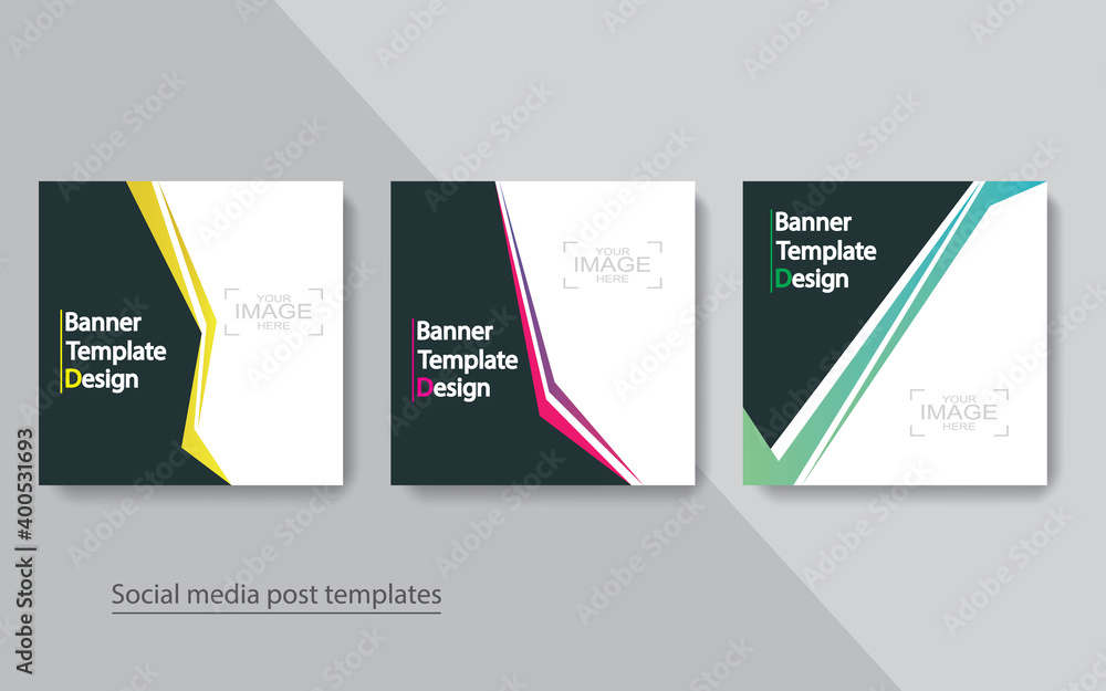 set banner social media post design,vector illustrations. set banner social media post design,vector illustrations.