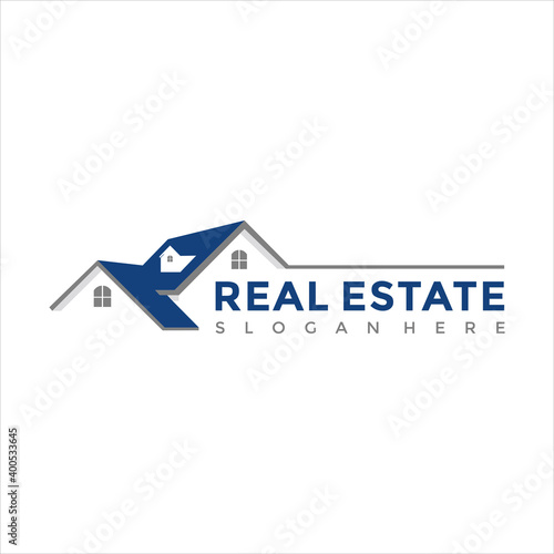 real estate home builder logo design