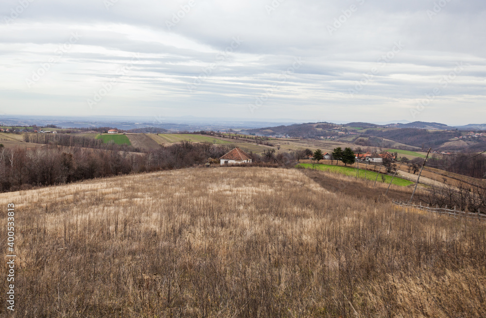  Panoramic View of the Mountain Natural Landscape Serbia