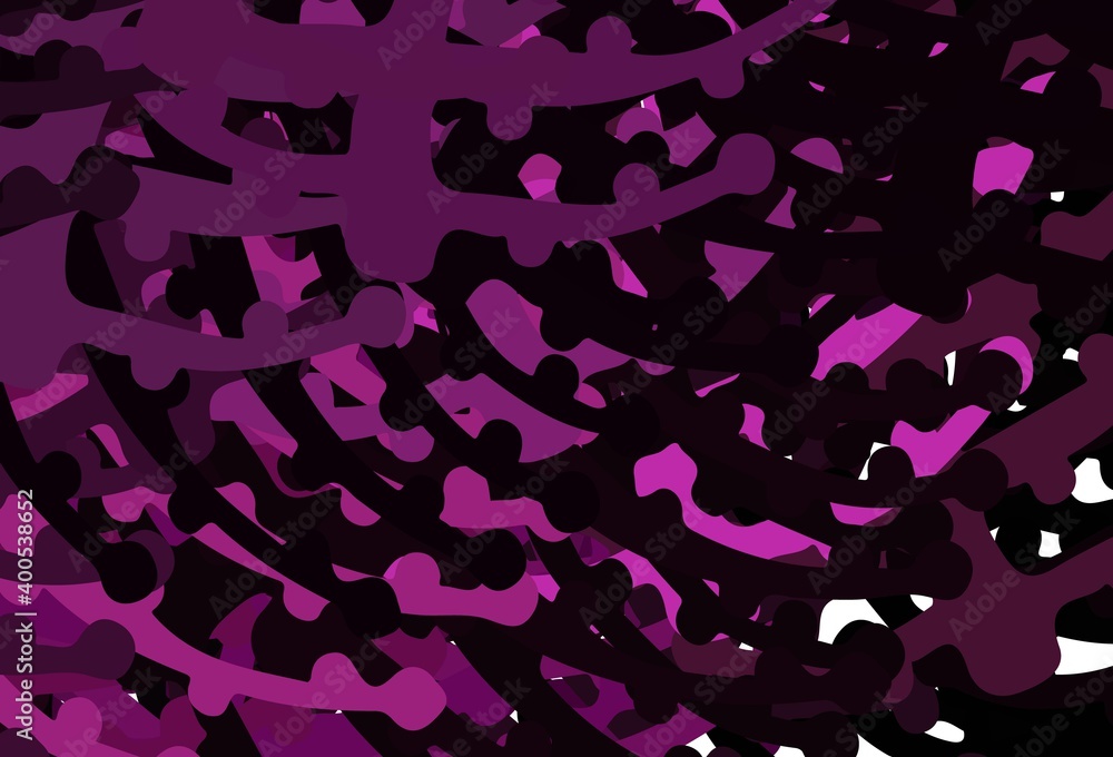 Dark Pink vector background with abstract shapes. Dark Pink vector background with abstract shapes.