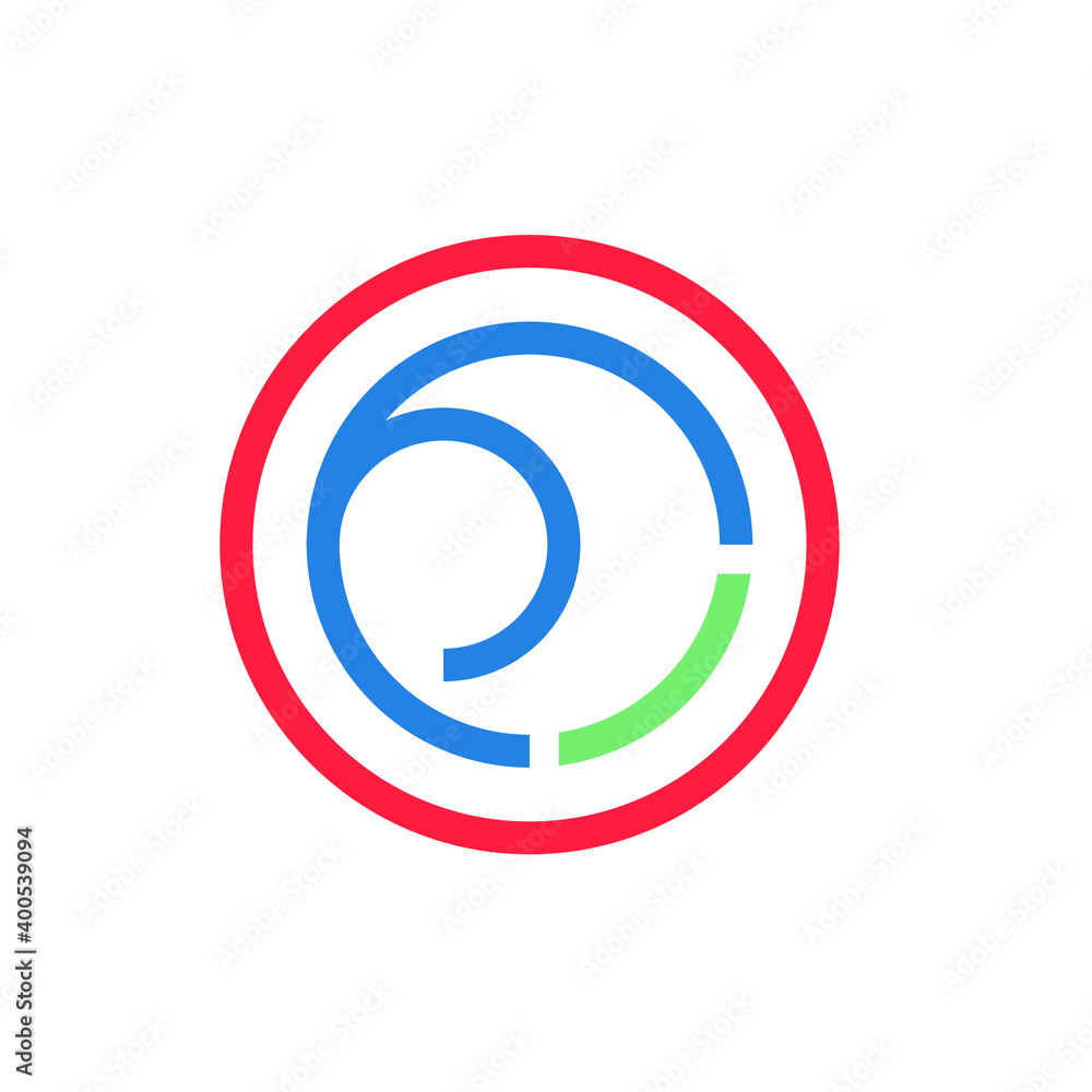 abstract rotation loop logo design vector sign abstract rotation loop logo design vector sign