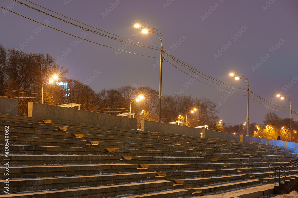 Φωτογραφία Photography of Moskva river embankment in the Gorky park
