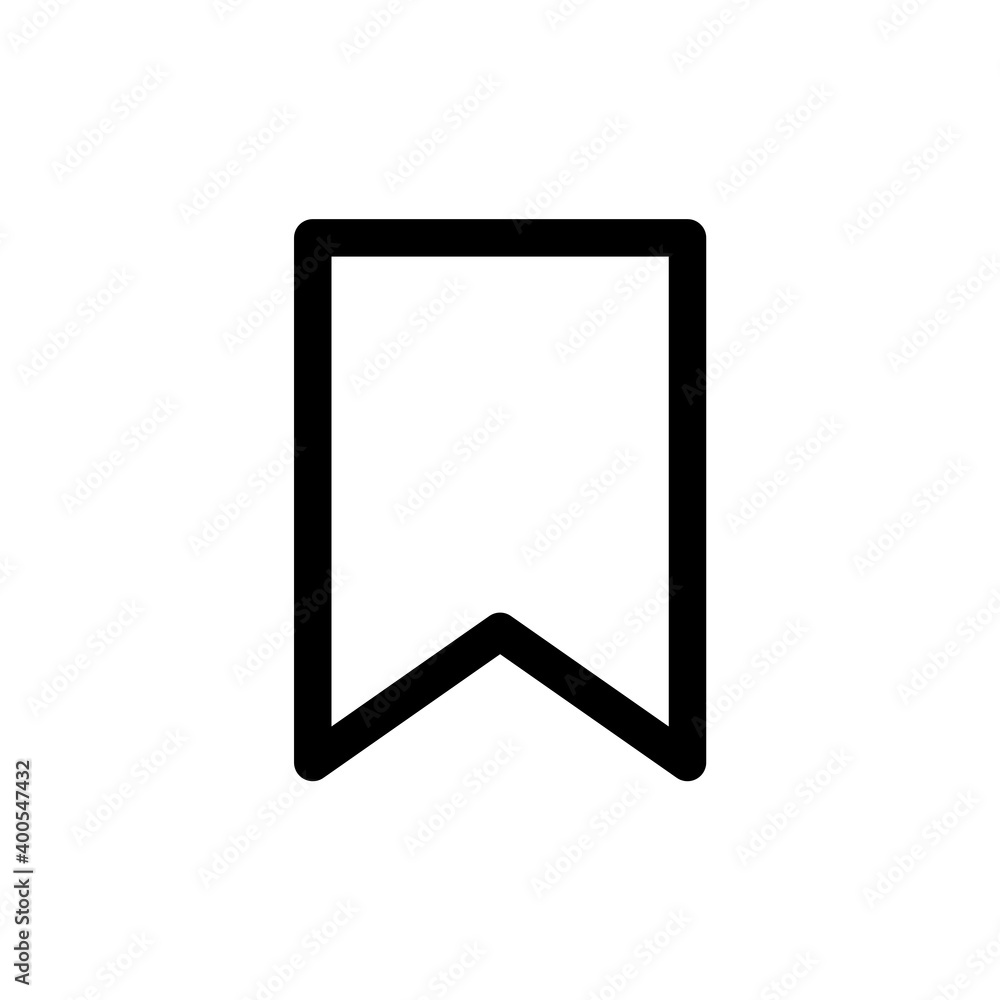 Bookmark ribbon icon. Bookmark ribbon sign icon for UI design. vector Bookmark ribbon icon. Bookmark ribbon sign icon for UI design. vector