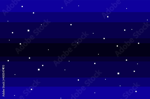 Pixel 80s Retro Wave Sci-Fi Background with Sunrise or Sunset. Pixel art 8bit