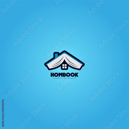 Home Book Logo Design