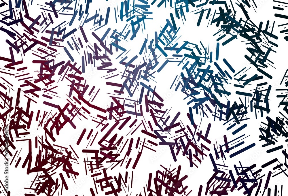 Dark blue, red vector backdrop with long lines. Dark blue, red vector backdrop with long lines.