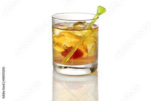 old fashioned cocktail without orange slice