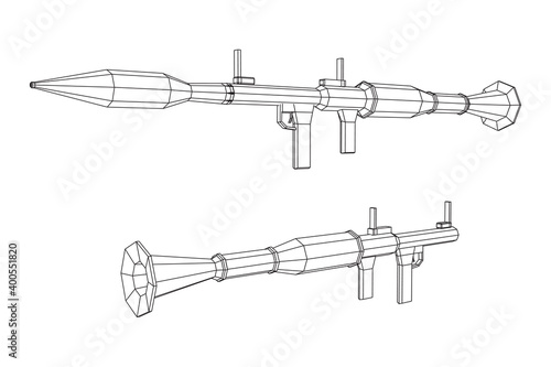 Anti-tank rocket propelled grenade launcher - RPG 7