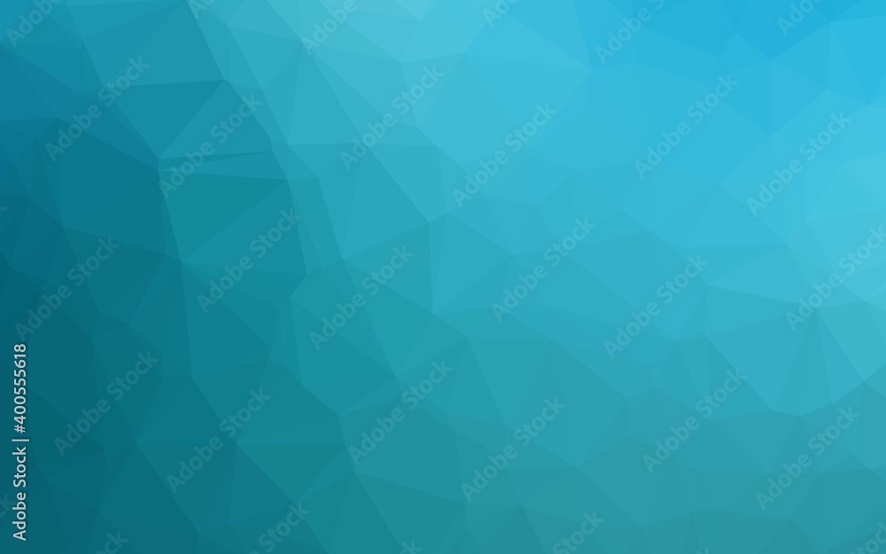 Light BLUE vector abstract polygonal cover. Light BLUE vector abstract polygonal cover.