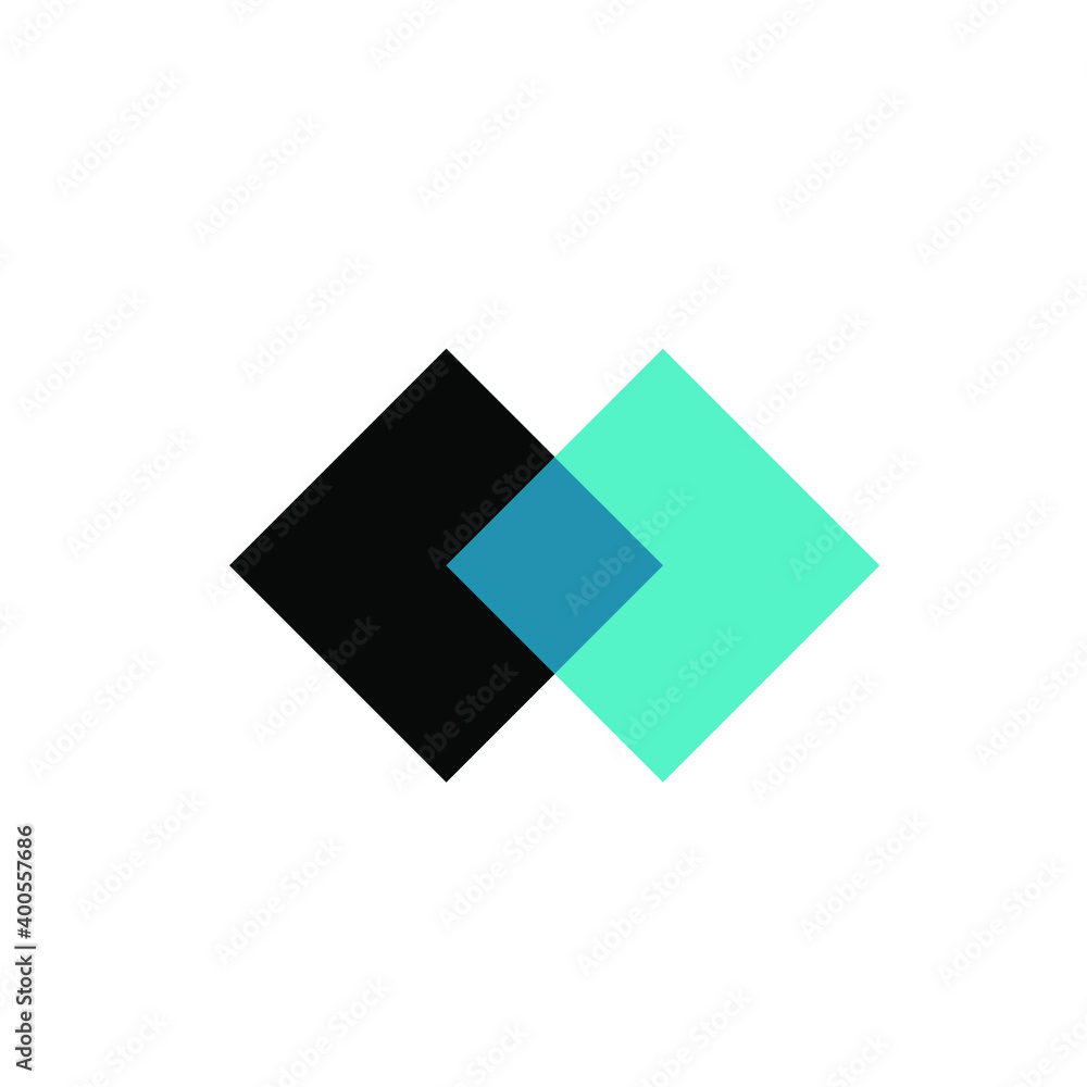 abstract overlap logo abstract overlap logo