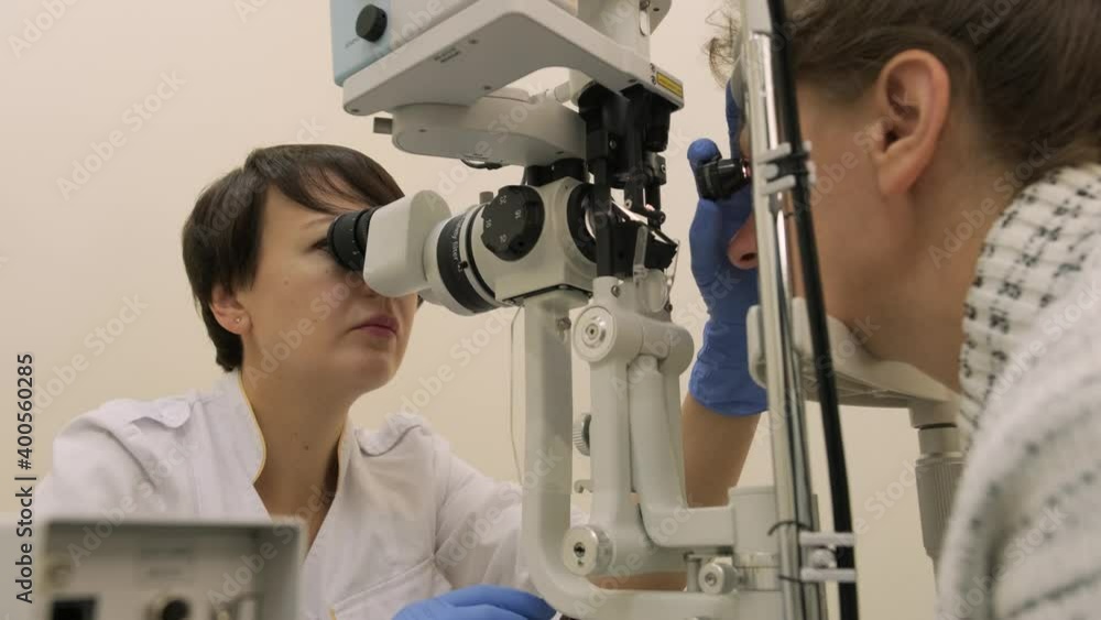 Selective Laser Trabeculoplasty. General diagnosis of eye diseases