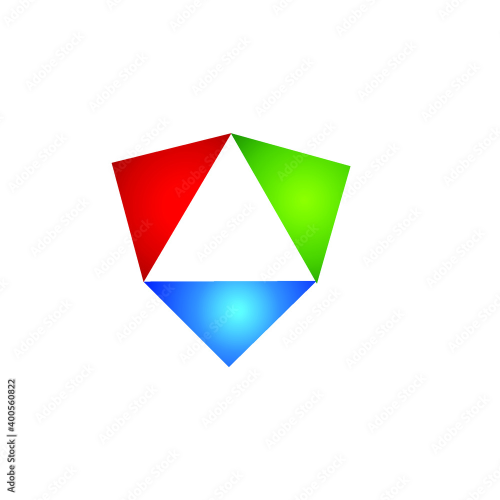 abstract triangle logo abstract triangle logo