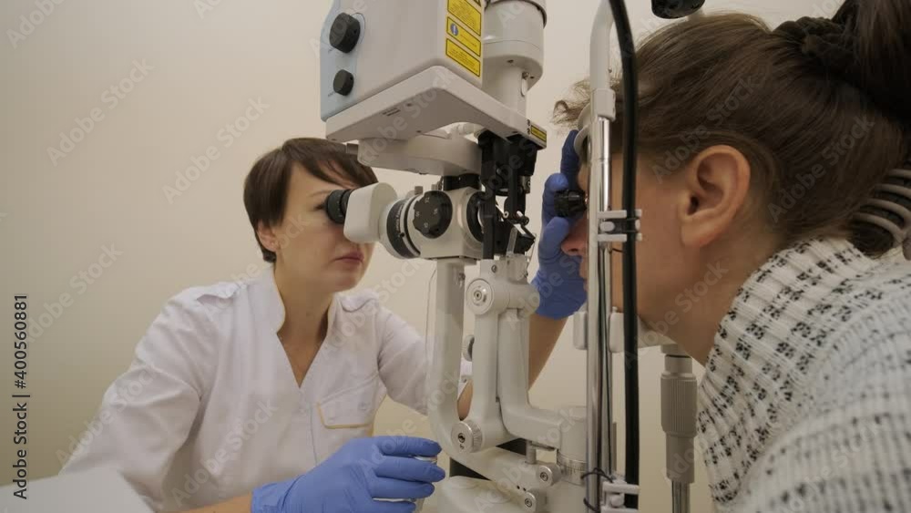 Selective Laser Trabeculoplasty. General diagnosis of eye diseases