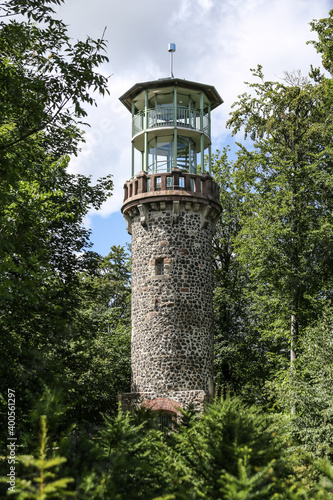 Bilstein Aussichtsturm im Kaufunger Wald nähe Kassel in Nordhessen