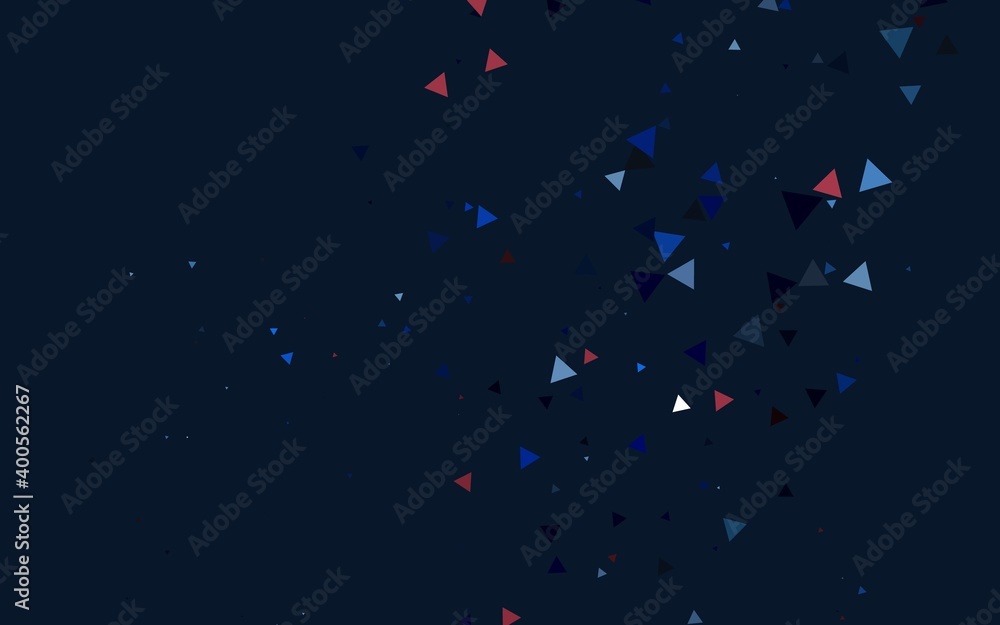 Light BLUE vector cover in polygonal style. Light BLUE vector cover in polygonal style.
