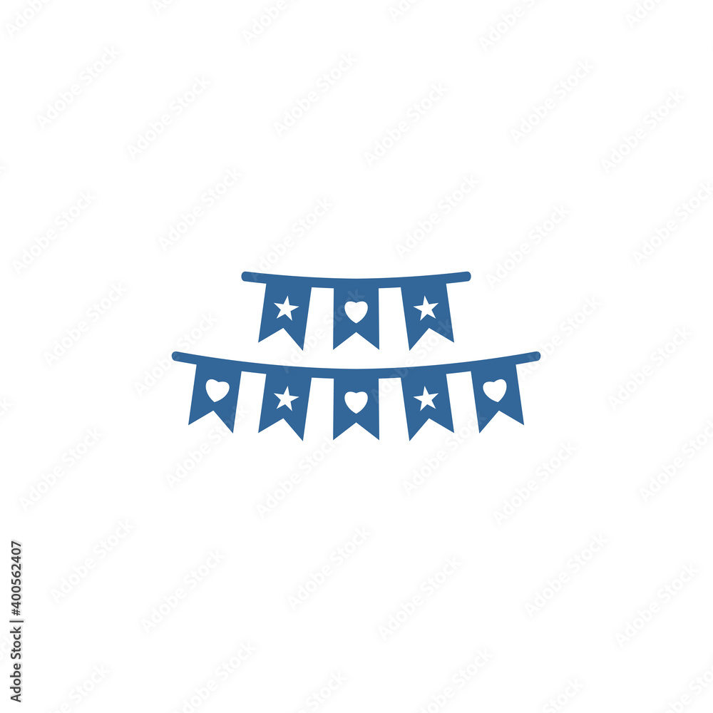 Party icon design vector template, Party supplies design concept, Icon symbol, Illustration Party icon design vector template, Party supplies design concept, Icon symbol, Illustration