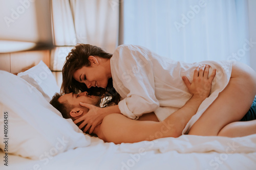 Beautiful young loving coup...