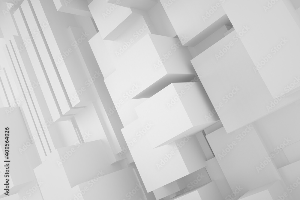 Geometrical shapes background. Black and white minimalist tech wall. Abstract 3D backdrop. Geometrical shapes background. Black and white minimalist tech wall. Abstract 3D backdrop.