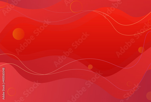 Simple and modern red abstract vector design background