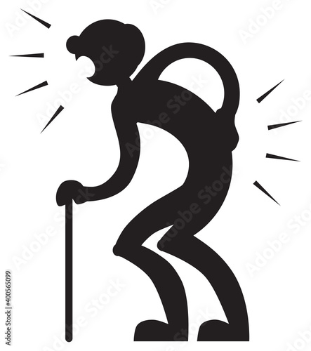 Aches and Pains in silhouette
