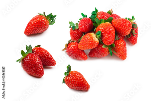 Strawberry. Fresh berries macro.