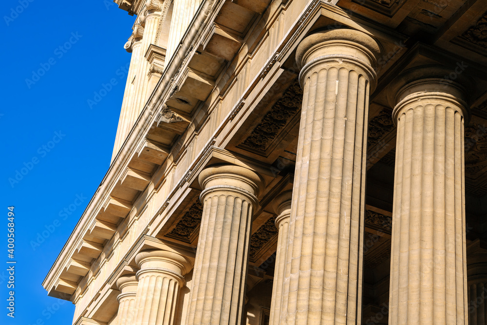 Doric Columns . Classical column style developed in ancient Greece Doric Columns . Classical column style developed in ancient Greece