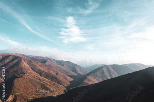 Paysage montagneux en Albanie