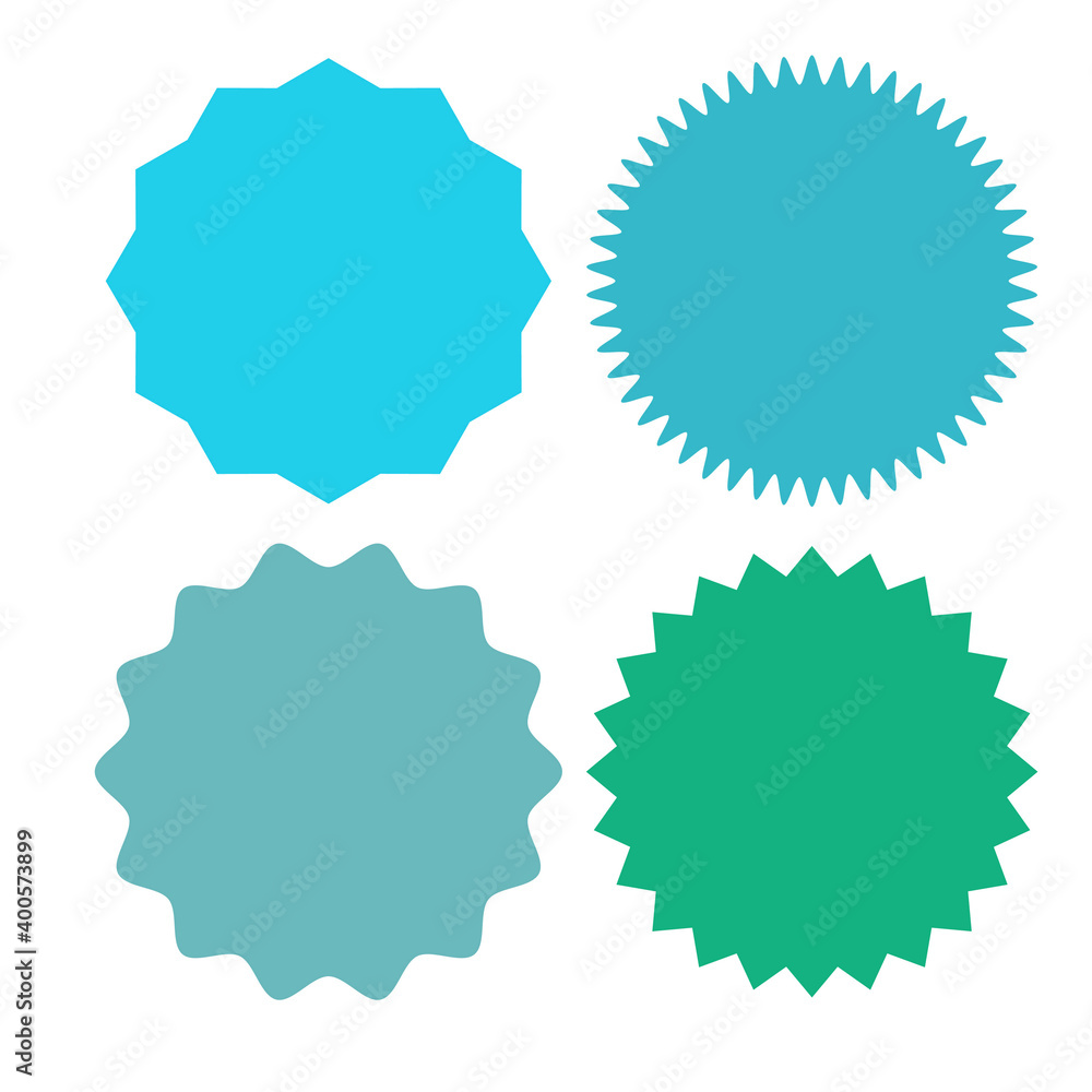 Set of multicolor blank labels various shape isolated on whiteVector illustration
Set of multicolor blank labels various shape isolated on whiteVector illustration